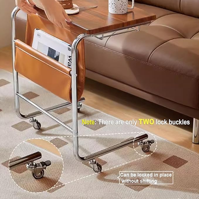 C-Shaped End Table, Sofa Side Table - Image 3