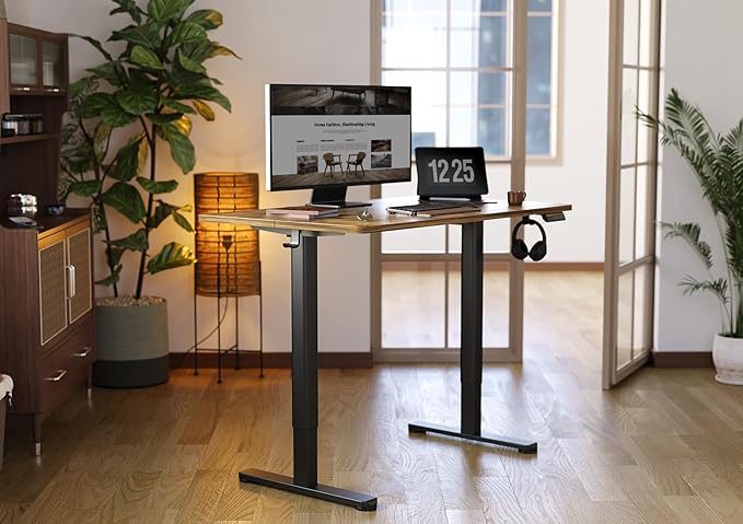YDN Standing Desk, 40x24 Inch Electric Adjustable Height Stand up Desk - Image 2