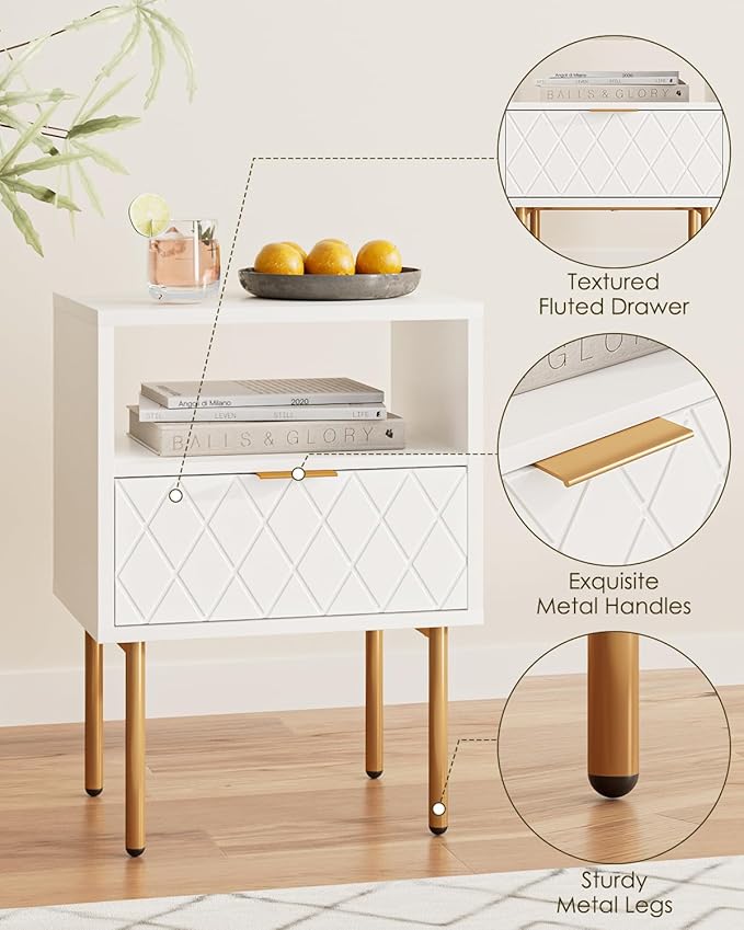 Nightstand, Morden Bedside Table - Image 5
