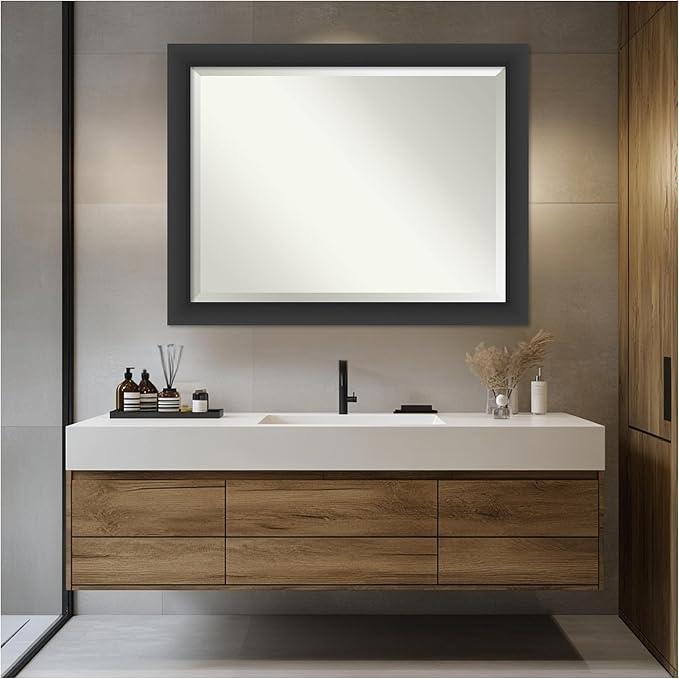 Amanti Art Black Bathroom Mirror - Image 4