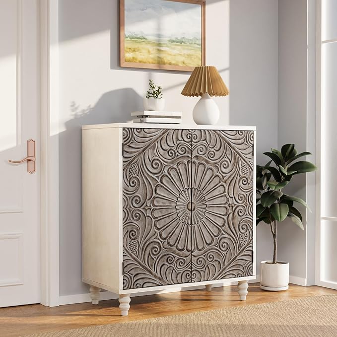 COSIEST 32" W Sideboard Buffet Cabinet by COSIEST