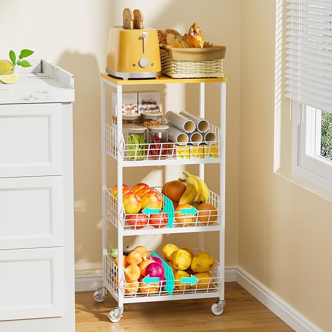 HapiRm Kitchen Fruit Vegetable Cart by HapiRm