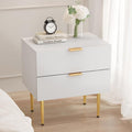 Nightstand, Bedside Table with 2 Drawer, Large Mid Century Modern Nightstand by SmartFENDEE
