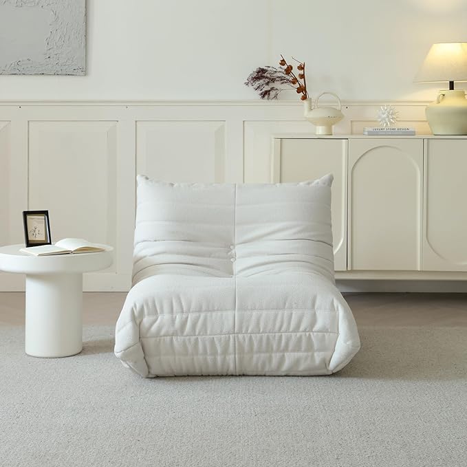 Luxury Sofa Couch Chair, Lazy Floor Seating, Fireside Bean Bag Chair, Ergonomic - Image 7