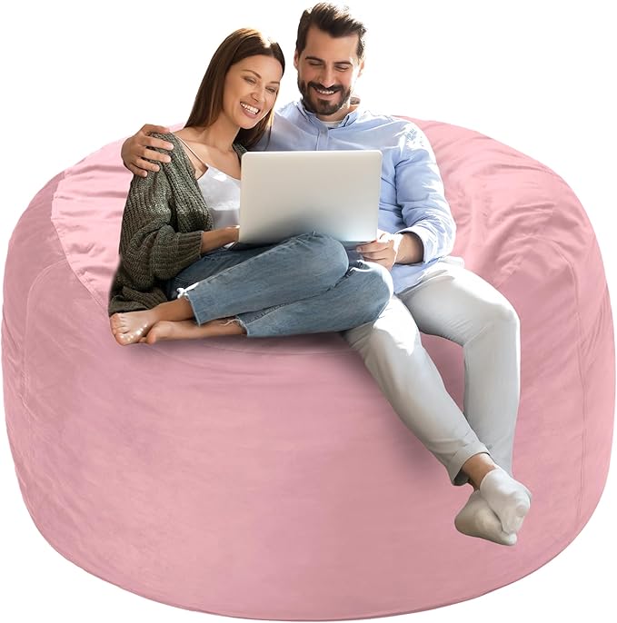 Homguava 4 FT Bean Bag Chair: 4' Bean Bags - Image 6