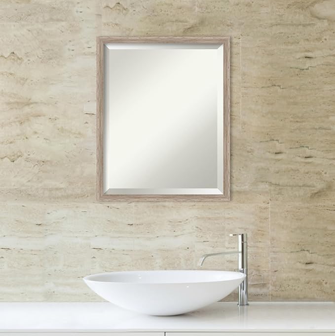 Amanti Art White Bathroom Mirror - Image 5