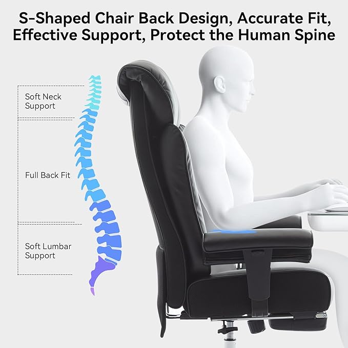 Efomao Ergonomic Office Chair 450LBS - Image 9