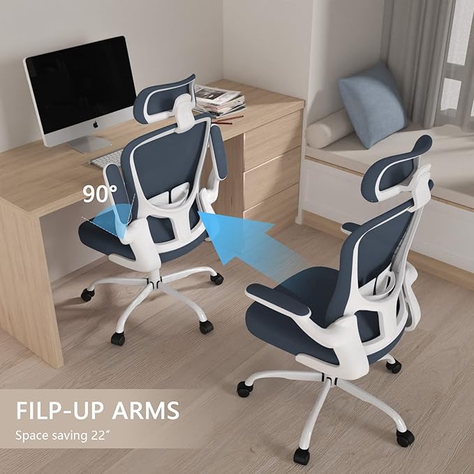Office Chair, High Back Ergonomic Desk Chair, Breathable Mesh Desk Chair - Image 6
