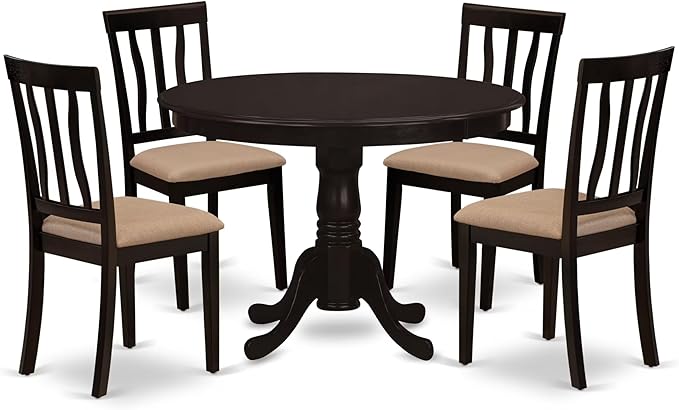 East West Furniture HLAN5-CAP-C 5 Piece Kitchen Table Set by EastWestFurniture