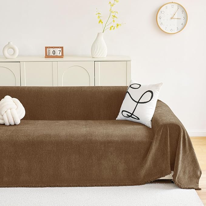 hyha Couch Cover for Dogs, Boho Sofa Covers for 3 Cushion Couch Washable - Image 2