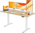 Claiks Electric Standing Desk, Adjustable Height Stand up Desk, 63x24 Inches by CLAIKS