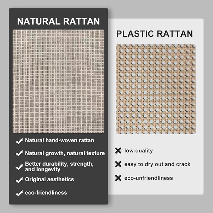 Storage Cabinet with Rattan Trim - Image 7