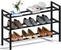 Haddockway Bamboo Shoe Rack for Closet, Free Standing Shoe Organizer by Haddockway