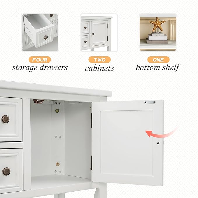 Merax Modern Wood Buffet Cabinet - Image 6
