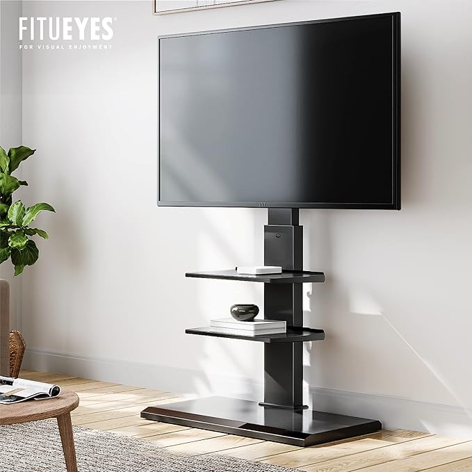 FITUEYES Iron Base Universal Floor TV Stand - Image 8