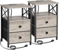 AMHANCIBLE Night Stand Set 2, Nightstand by AMHANCIBLE