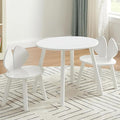 VECELO Kids Table and Chair Set, Wooden Oval Toddler Table by VECELO
