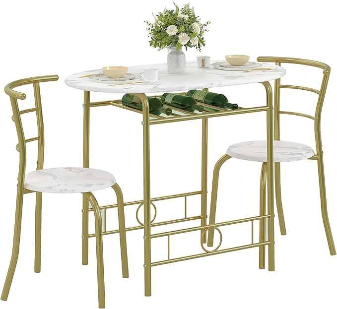 VECELO 3-Piece Dining Table Set - Image 9