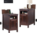 WLIVE Narrow End Table Set of 2 by WLIVE