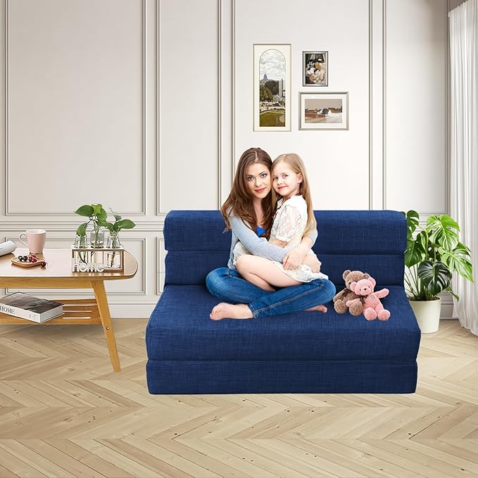 60 Inch Folding Sofa Couch Memory Foam - Image 7