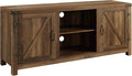 Walker Edison Georgetown Modern Farmhouse Double Barn Door TV Stand by WalkerEdison
