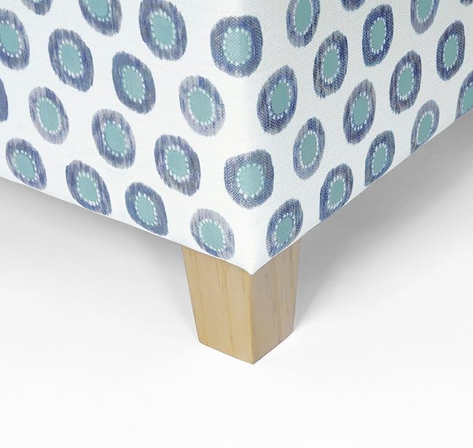HomePop Home Decor | K7342-A876 | Classic Square Storage Ottoman - Image 6