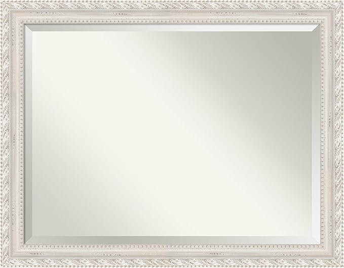 Amanti Art White Bathroom Mirror by AmantiArt