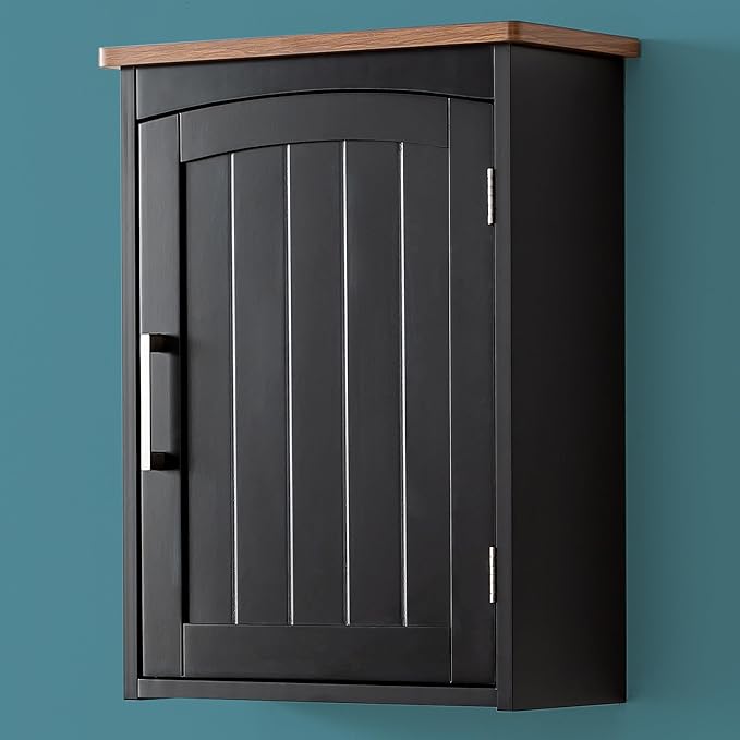 Bathroom Wall Cabinet 15 x 20 Inch Small Wall Cabinets Single Door Over Toilet by VANIRROR