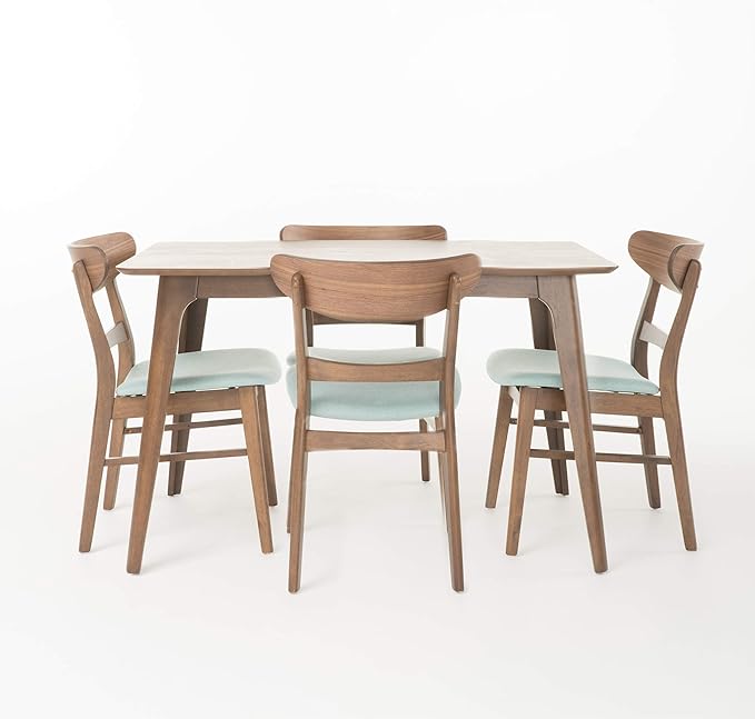 Christopher Knight Home Idalia 50" Rectangular Dining Set, 5-Pcs Set, Natural by ChristopherKnightHome