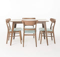 Christopher Knight Home Idalia 50" Rectangular Dining Set, 5-Pcs Set, Natural by ChristopherKnightHome