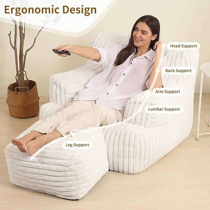 Comfy Gaint Bean Bag Chair - Image 3