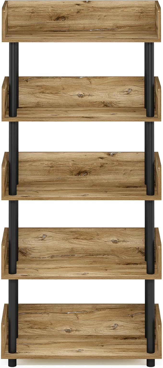 Furinno Turn-N-Tube 5-Tier Multipurposes Display Rack, Open Shelf Rack/Storage - Image 6