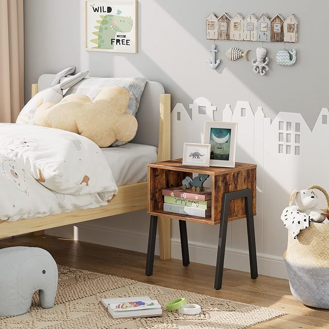HOOBRO Nightstands Set of 2, Stackable End Table, Side Table, Bedside Tables - Image 4
