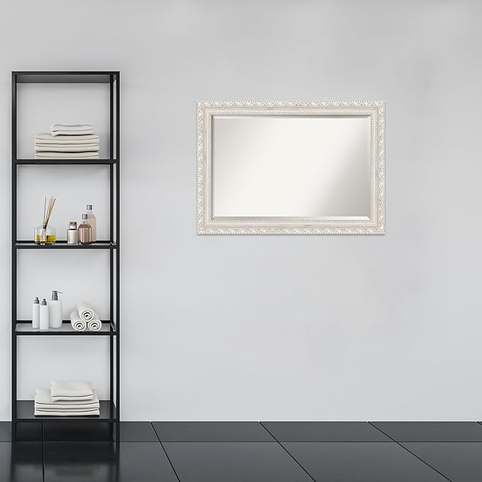 Amanti Art White Bathroom Mirror - Image 5