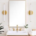27x40 Inch Orange Gold Bathroom Mirror by Bonverre