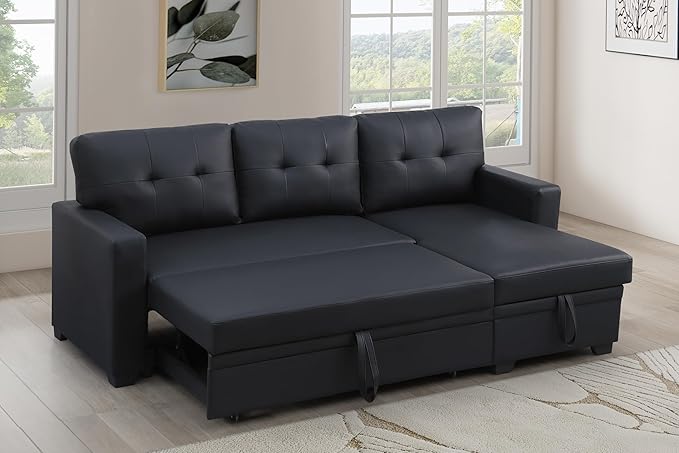 Devion Furniture Garisa 4-in-1 Convertible L Shaped Couch by DevionFurniture
