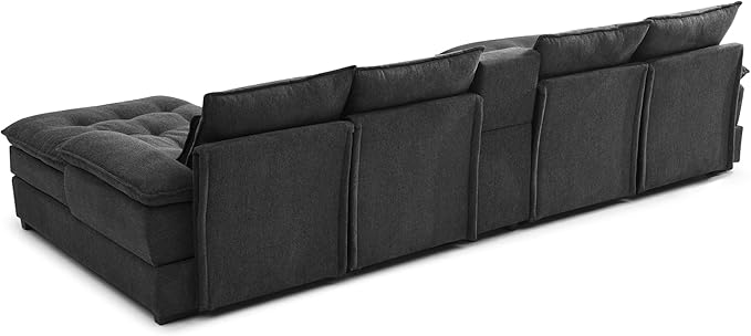 130" U-Shaped Sectional Sofa - Image 7