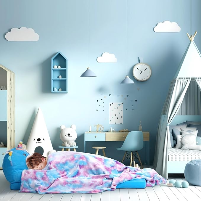 Unicorn Kids Couch Fold Out 2-in-1 Toddler Sofa Fold Out - Image 5
