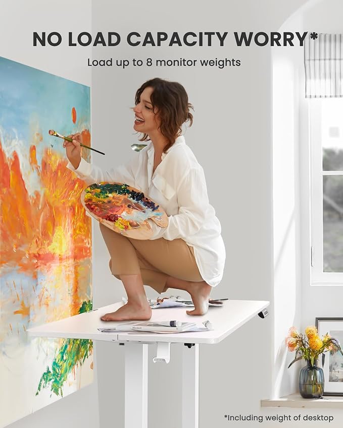 ErGear Electric Standing Desk, 44 x 24 Inches Height Adjustable Stand up Desk - Image 5