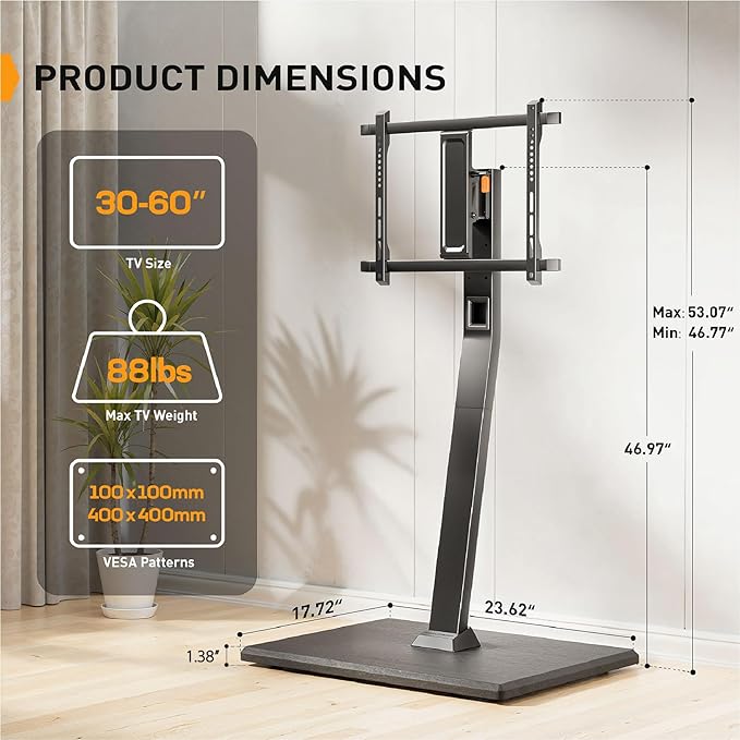 Perlegear Rolling TV Stand - Image 5
