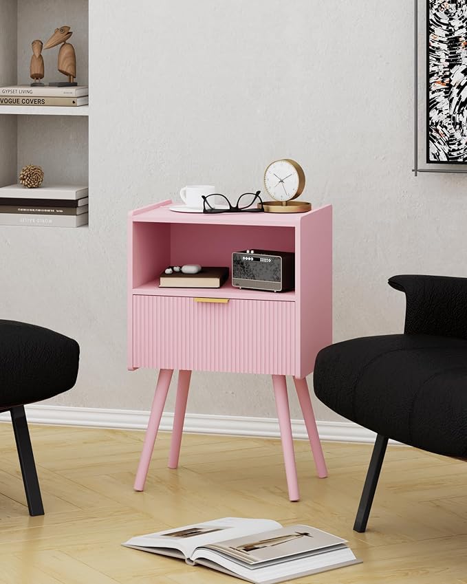 Nightstand, Modern Bedside Table - Image 7