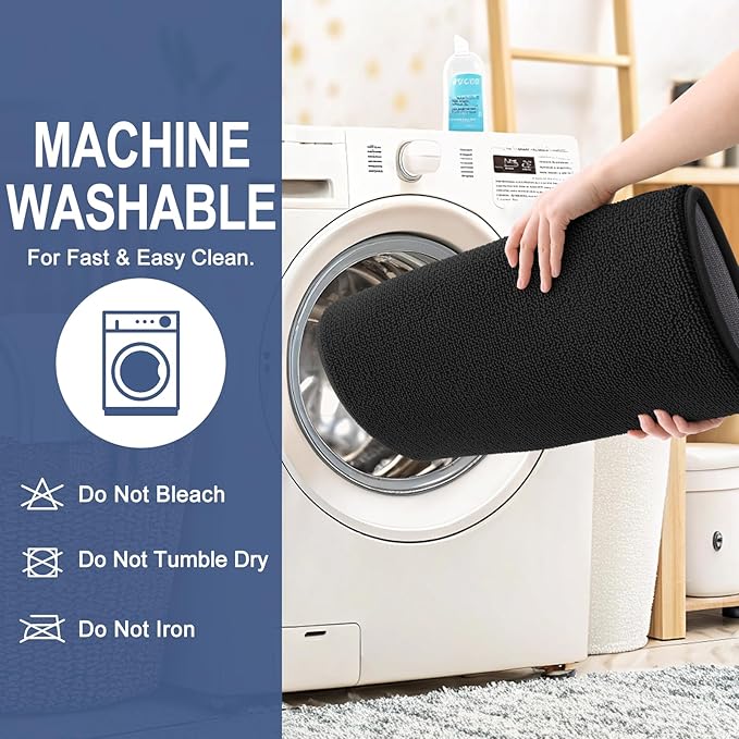 OLANLY Thick Memory Foam Bath Mat Rug 24x16, Extra Soft Absorbent Bathroom Rug - Image 6