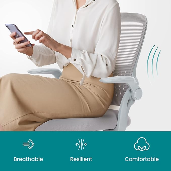 SMUG Home Office Desk Chair, Ergonomic Computer Managerial Executive Chairs - Image 4
