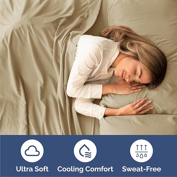 Queen Size 4 Piece Sheet Set - Image 4