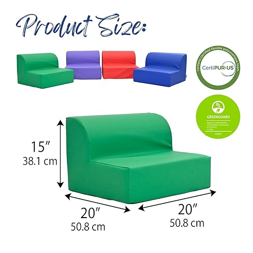 Children's Factory Library Loungers, Flexible Seating Classroom Furniture - Image 3