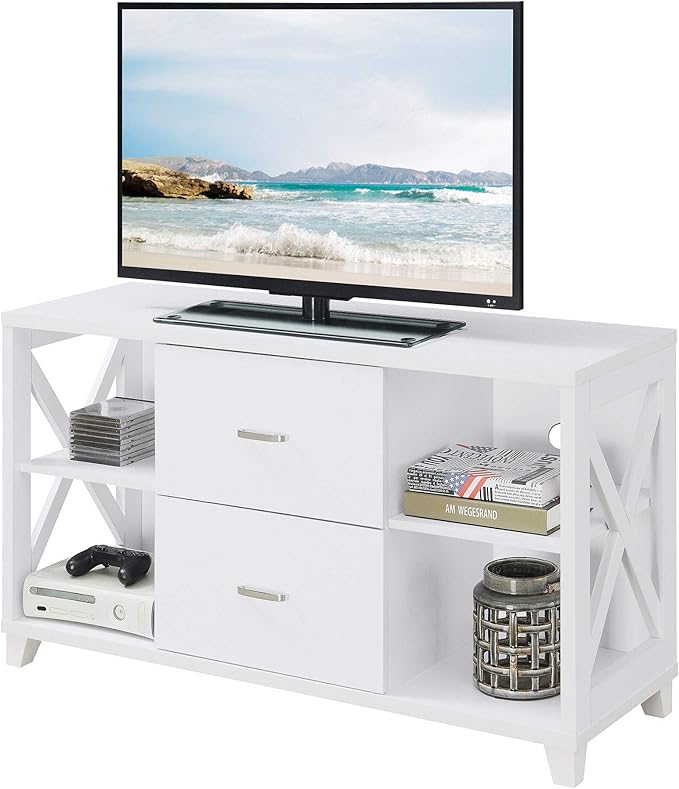 Convenience Concepts Oxford Deluxe 2 Drawer TV Stand - Image 4