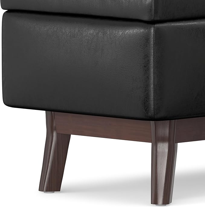 SIMPLIHOME Owen 36 inch Wide Mid Century Modern Small Rectangular Storage - Image 9