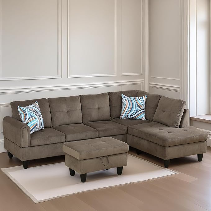 L Shaped Sectional Couches for Living Room, Modern Modular Sectional Sofa - Image 6