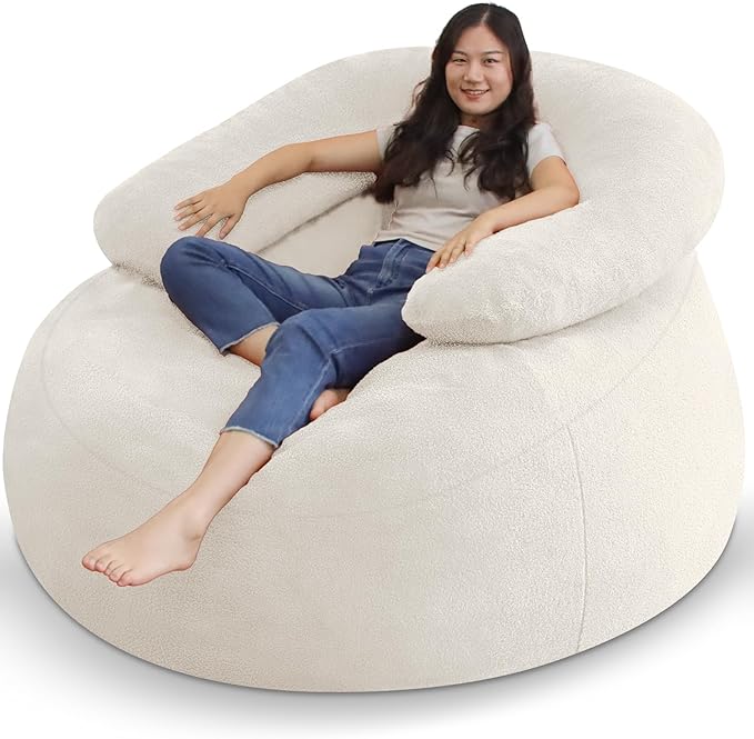 HABUTWAY Bean Bag Chair with U-Shaped Pillow by HABUTWAYMakeYourLifeComfortable