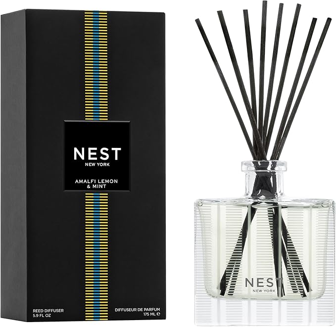 NEST New York Reed Diffuser, Amalfi Lemon & Mint by NESTNewYork